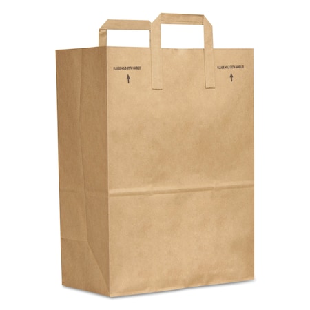 General Paper Bags, 70 lbs Cap., 1/6 BBL, 12"w x 7"d x 17"h, Kraft, PK300 88885